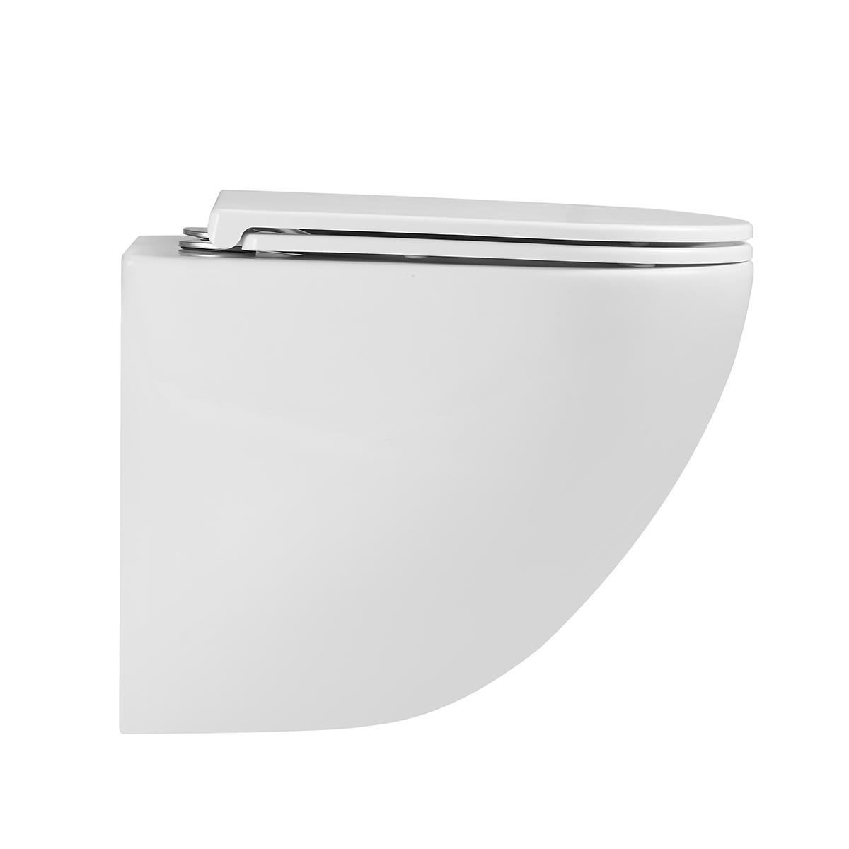 Унитаз Lemark GLAZER подвесной, безободковый, сиден.микролифт,смыв вихревой Торнадо 3.0, белый глян.