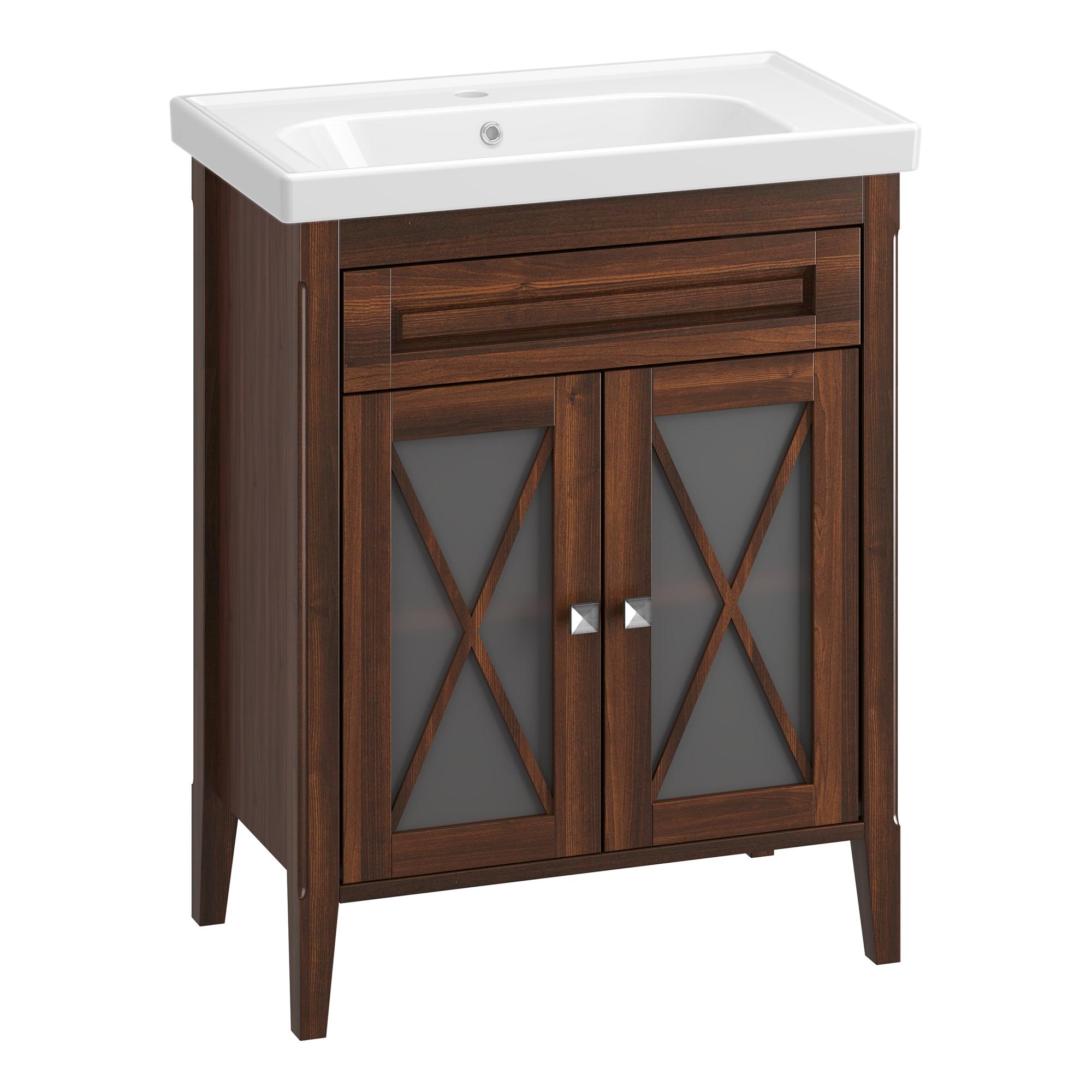 Тумба OPADIRIS Палермо 70, светлый орех (под раковину CeraStyle FRAME 70)