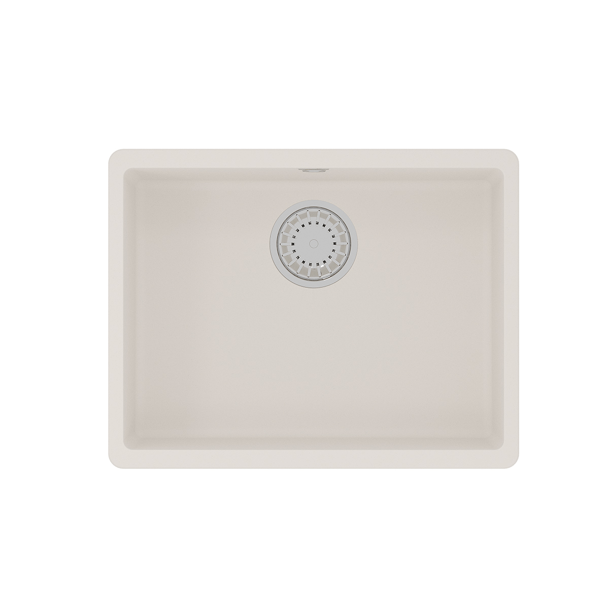 Мойка кухонная Lemark SINARA 540-U подстольного монтажа из кварцгранита, жасмин 