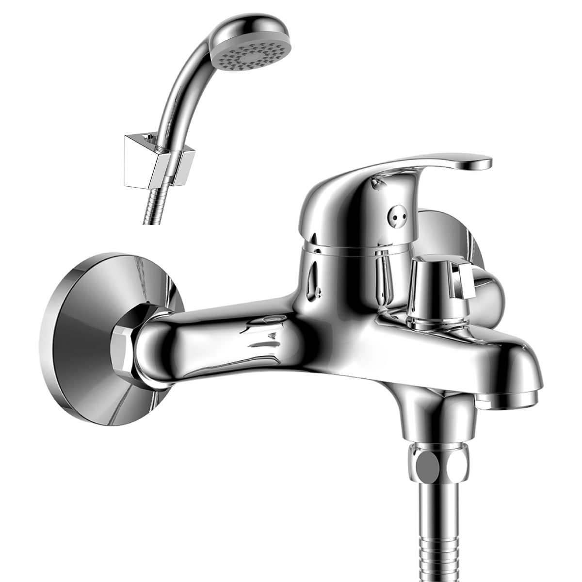 Смеситель Rossinka Y35-30 для ванны, хром