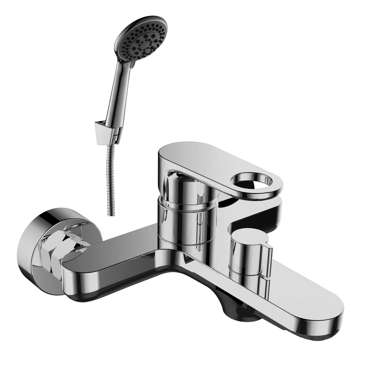 Смеситель Rossinka RS33-31 для ванны, хром