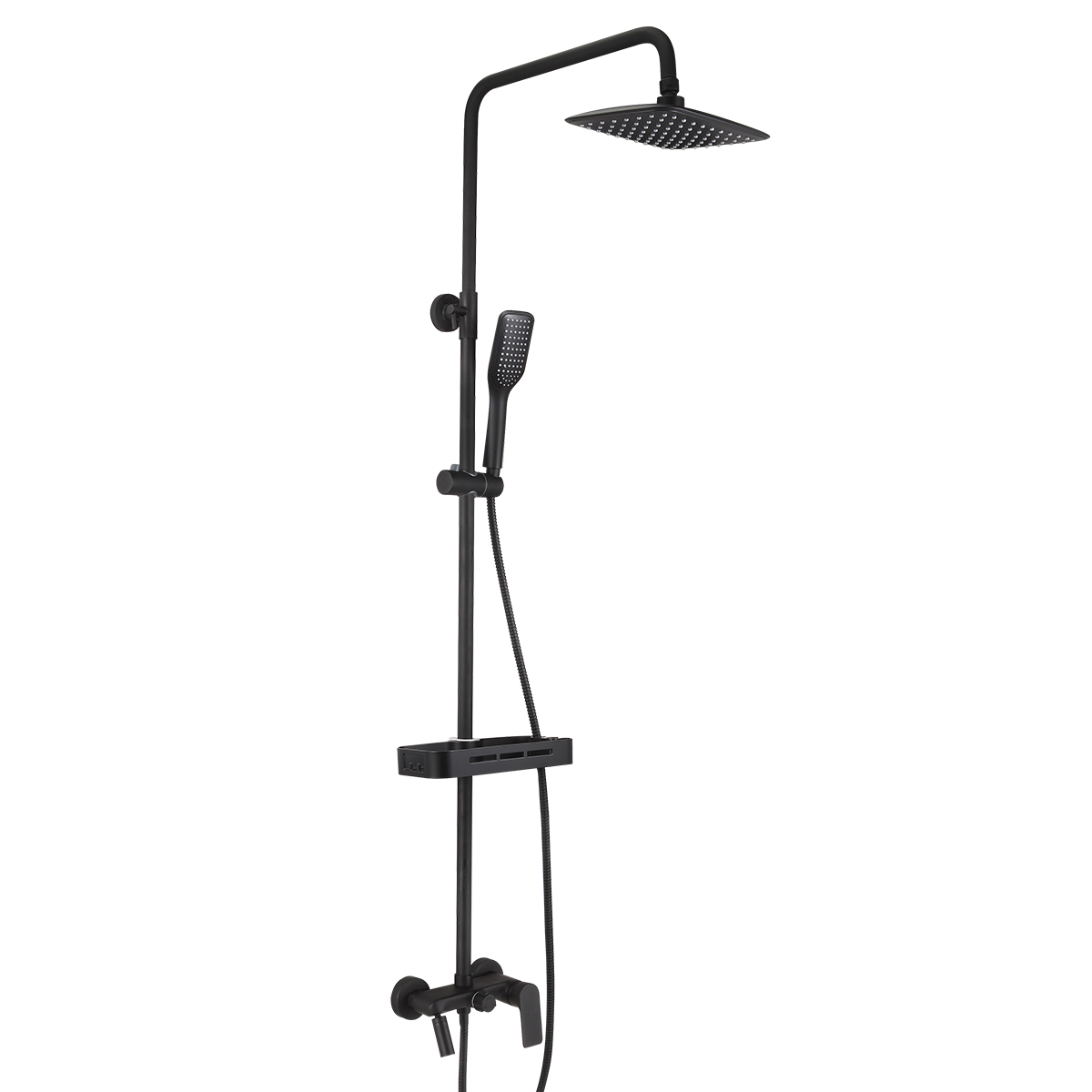 Смеситель Lemark Tropic LM7002BL для ванны и душа, черный