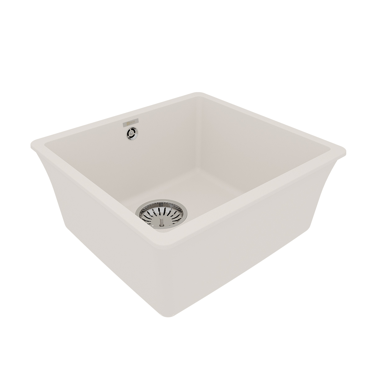 Мойка кухонная Lemark SINARA 440-U подстольного монтажа из кварцгранита, жасмин 