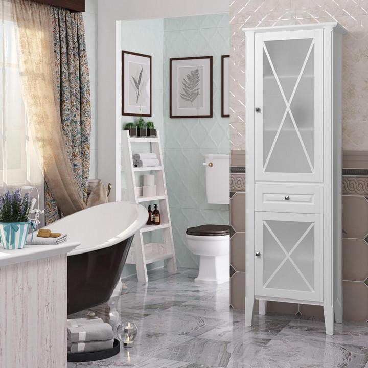 Пенал OPADIRIS Палермо, белый матовый, правый