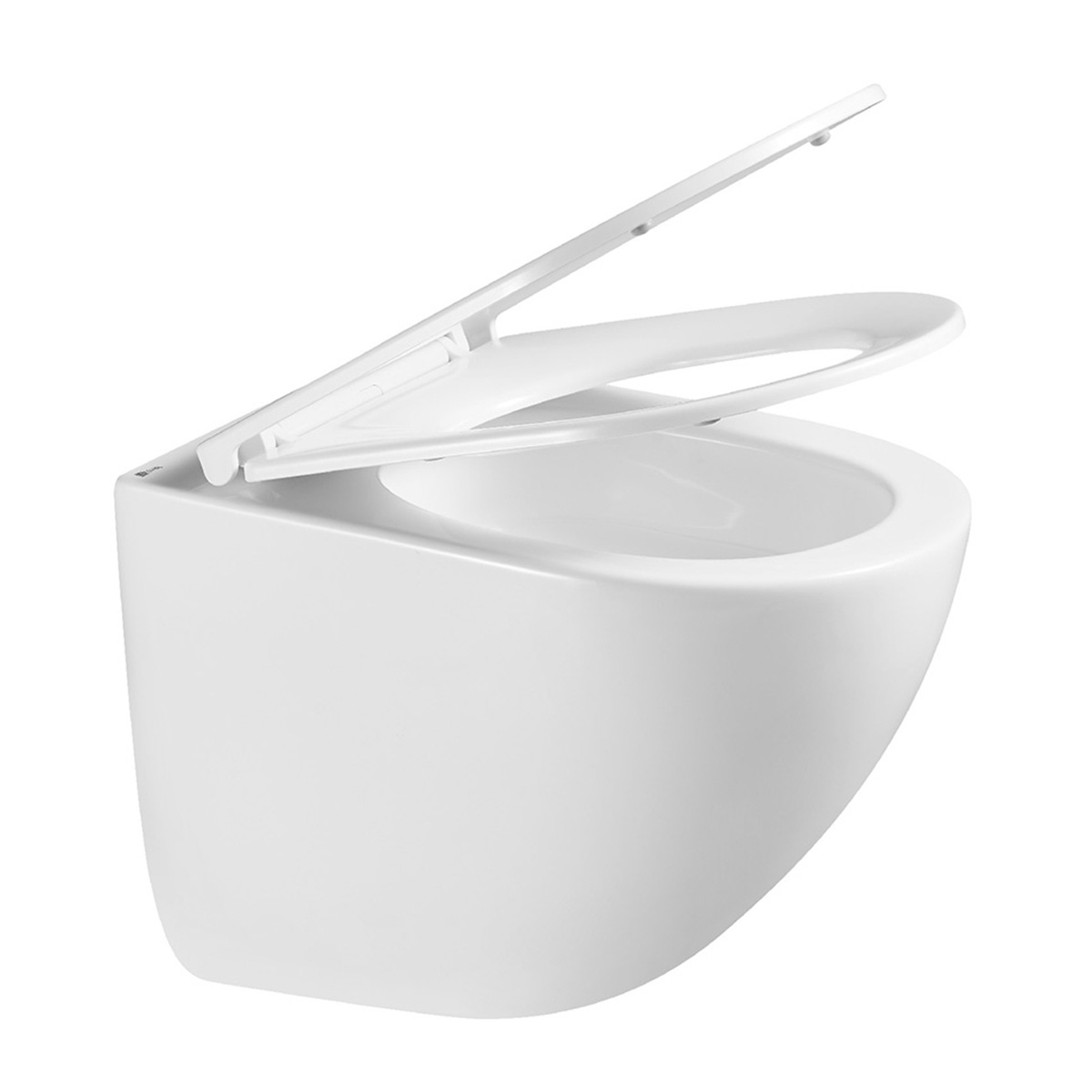 Унитаз Lemark GLAZER подвесной, безободковый, сиден.микролифт,смыв вихревой Торнадо 3.0, белый глян.