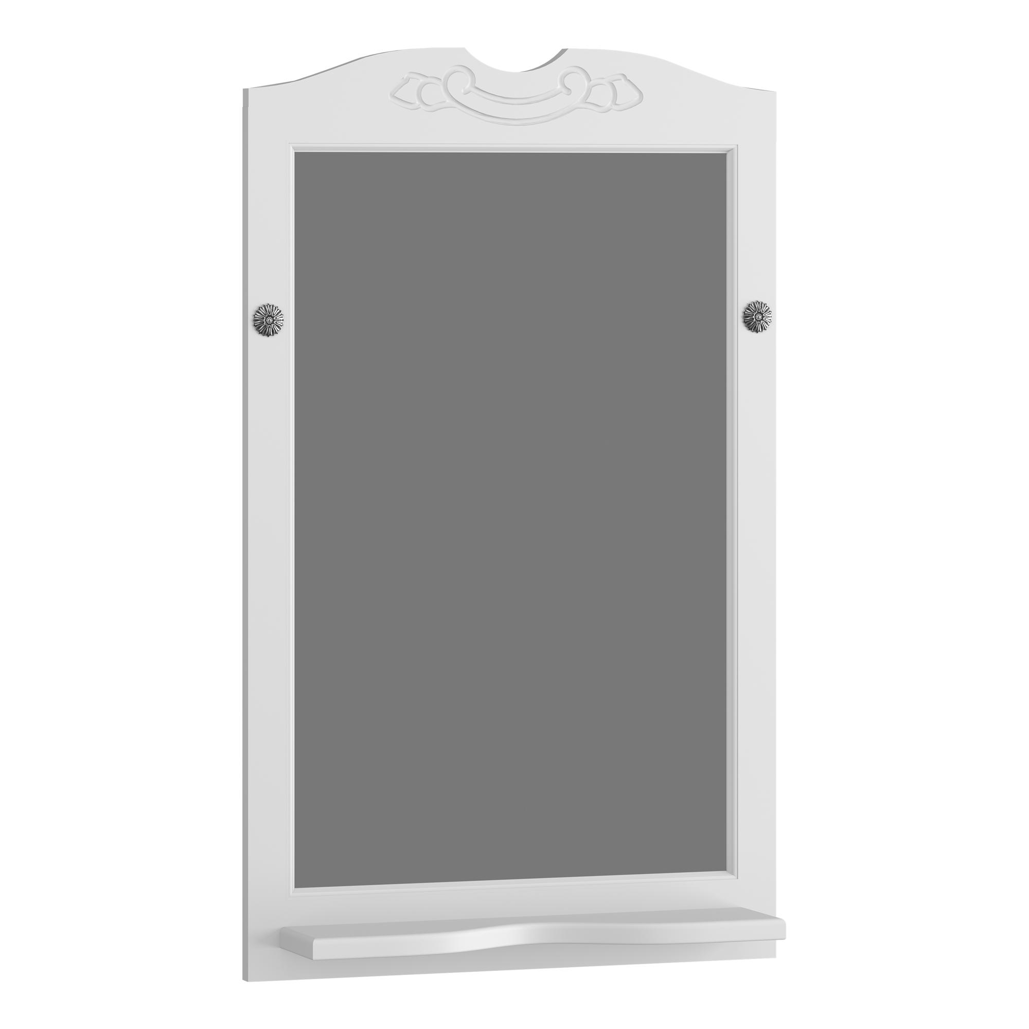 Зеркало OPADIRIS Брунелла 65, белый матовый, с выключателем