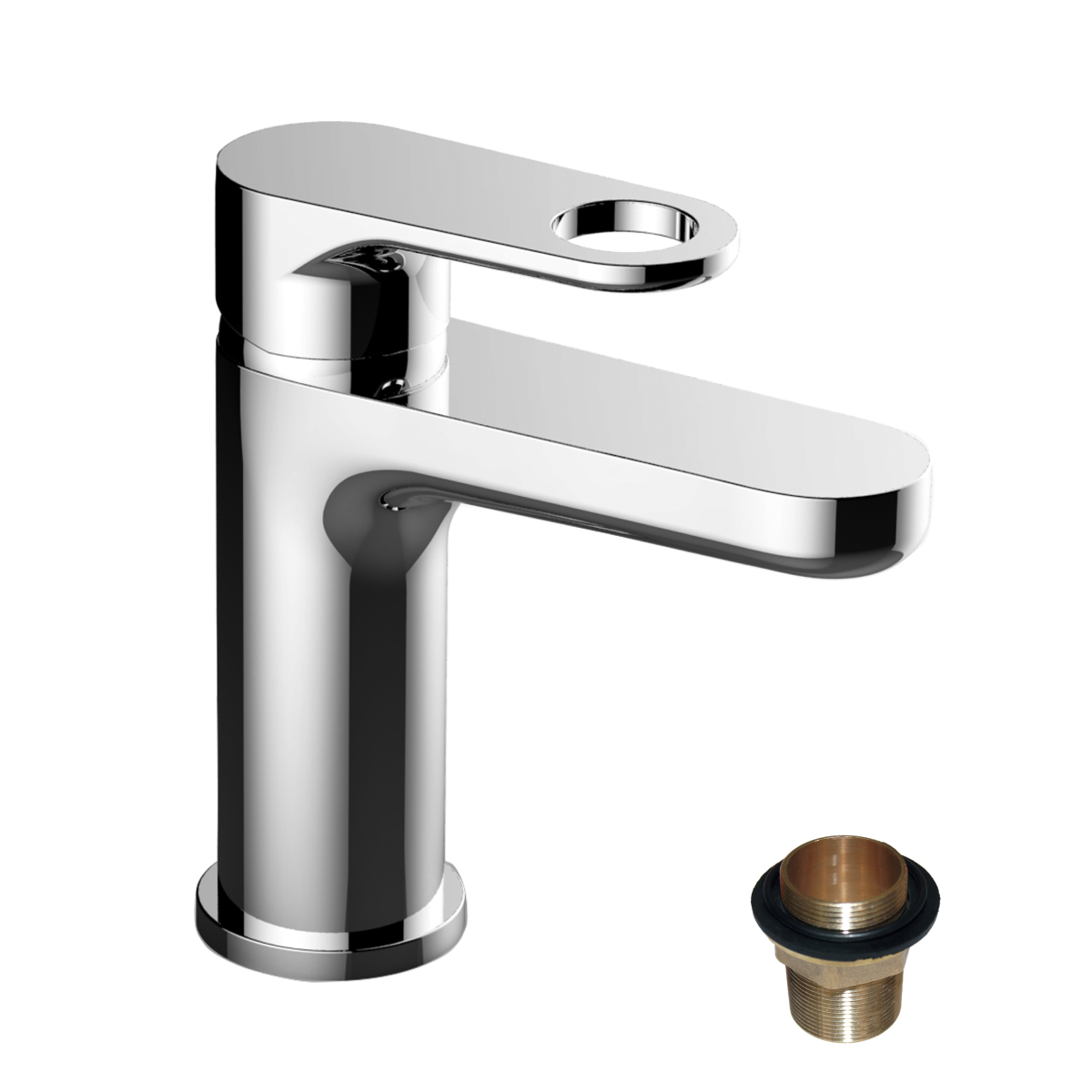 Смеситель Rossinka RS33-11U для раковины, хром