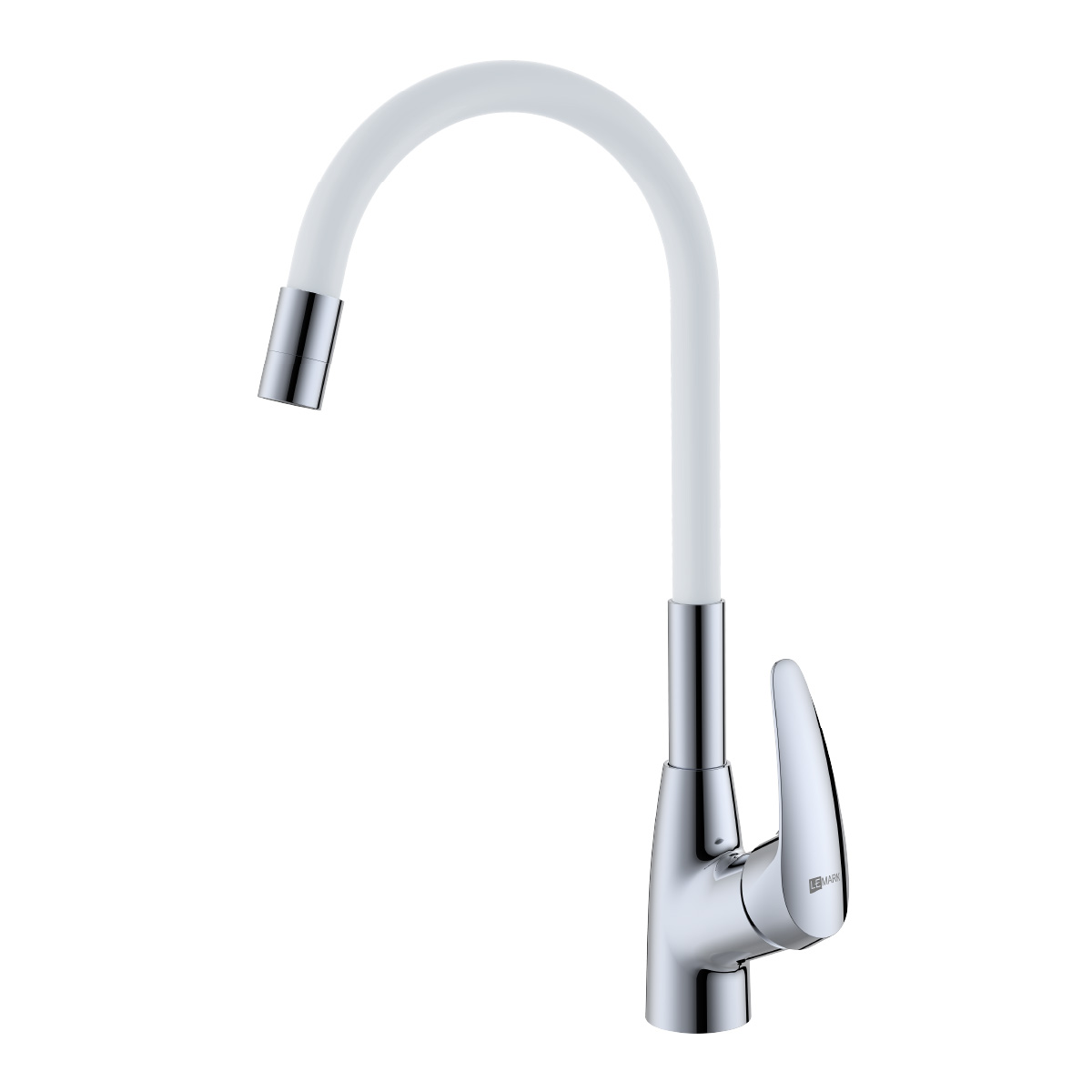 Смеситель Lemark Linara LM0415C-White для кухни , хром/белый