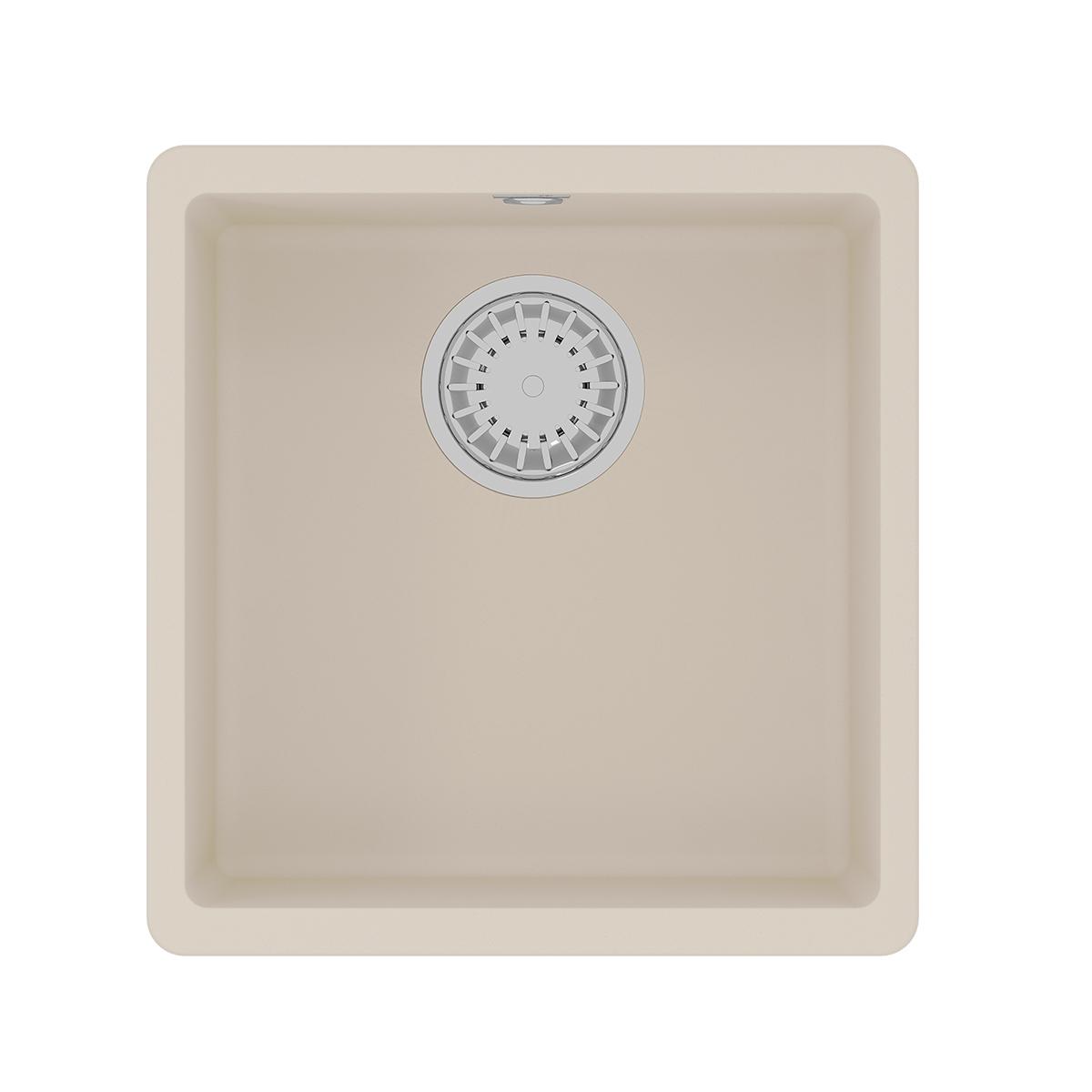 Мойка кухонная Lemark SINARA 400-U подстольного монтажа из кварцгранита, шампань 