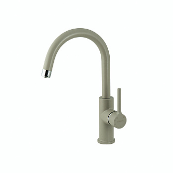 Смеситель Lemark COMFORT LM3073PGR для кухни с подключением к фильтру питьевой воды, грей