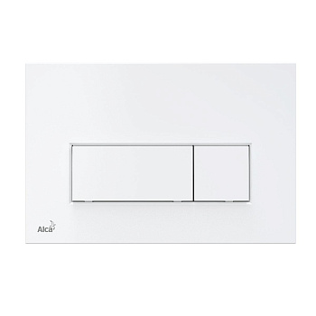 Кнопка управления AlcaPlast M570 для скрытых систем инсталляции, белый-глянец