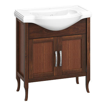 Тумба OPADIRIS Мираж 80, светлый орех (под раковину Kirovit Классик 80)