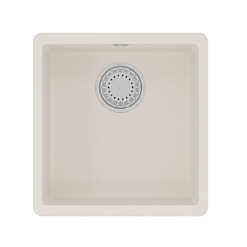 Мойка кухонная Lemark SINARA 400-U подстольного монтажа из кварцгранита, жасмин 