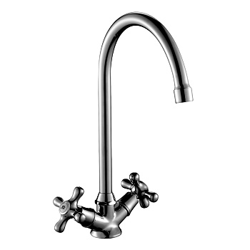 Смеситель Rossinka Н02-72R для кухни, хром