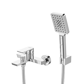 Смеситель Rossinka RS50-30 для ванны с монолитным изливом, хром