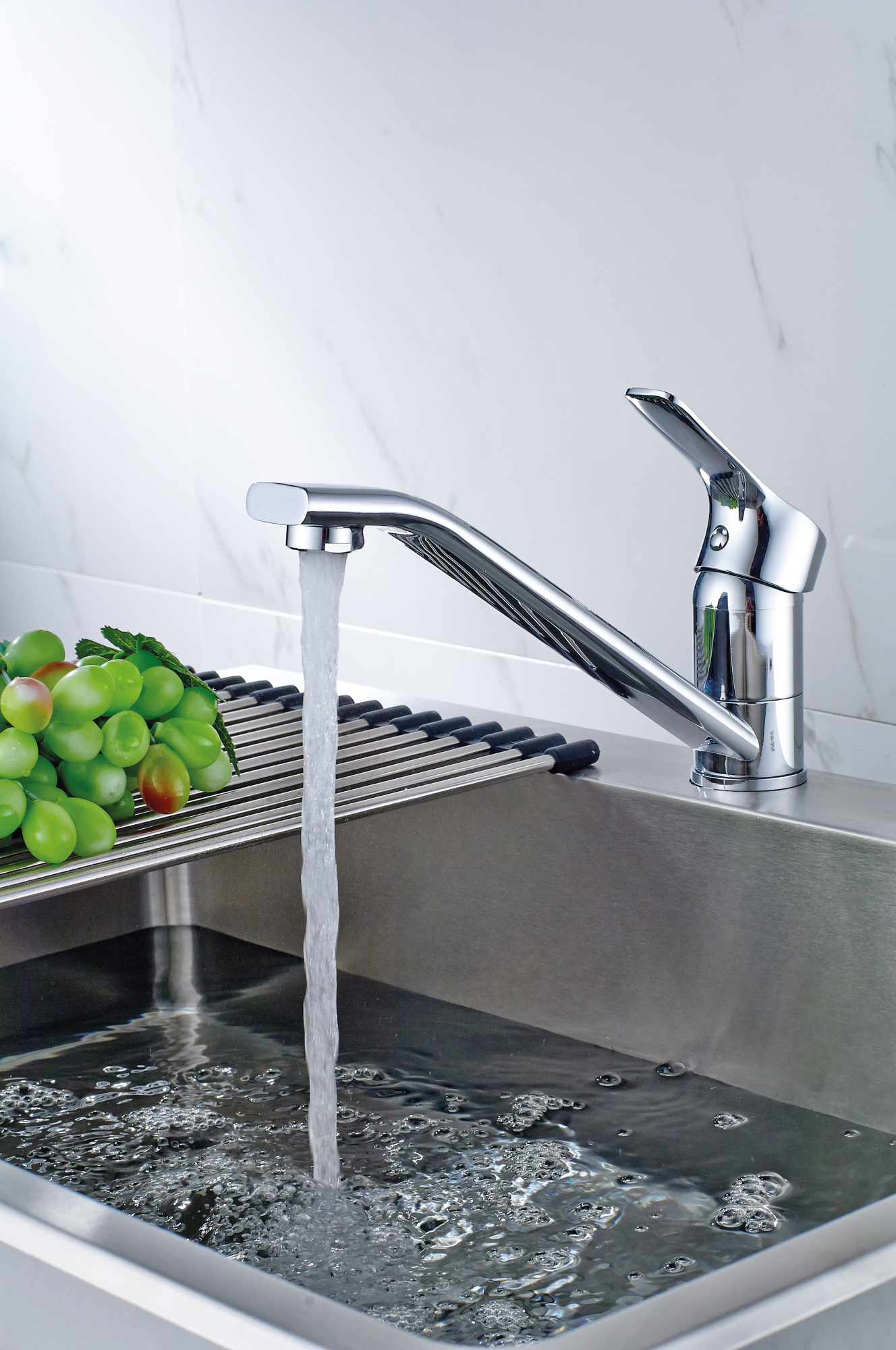 Смеситель Rossinka RS29-21 для кухни, хром