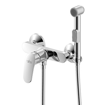 Смеситель Rossinka RS45-52 с гигиеническим душем, хром