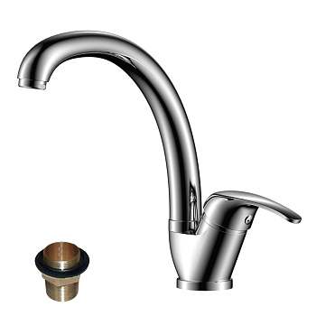 Смеситель Rossinka Y35-23U для кухни, хром