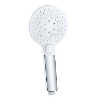 Душевая лейка Lemark LM0819СW 3-функциональная 110х243мм, блистер, хром/белый