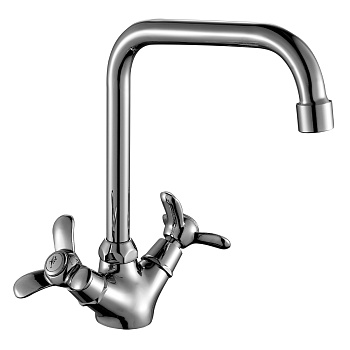 Смеситель Rossinka Q02-72 для кухни, хром