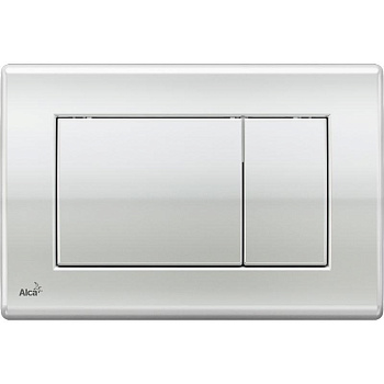 Кнопка управления AlcaPlast M271 для скрытых систем инсталляции, xром-глянец