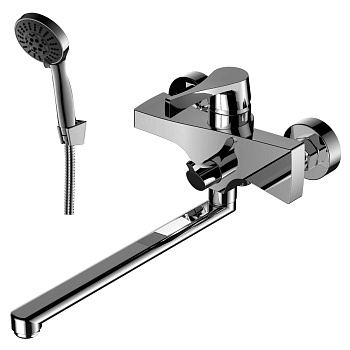 Смеситель Rossinka RS34-32 для ванны, универсальный, хром