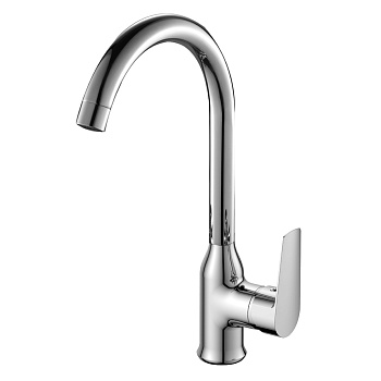 Смеситель Rossinka S35-24 для кухни, хром