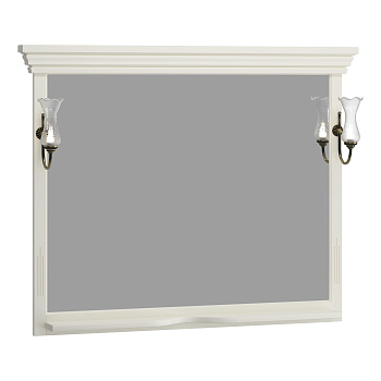 Зеркало OPADIRIS Риспекто 120, слоновая кость, с выключателем