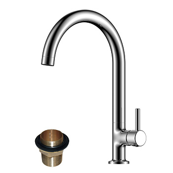 Смеситель Rossinka X25-23U для кухни, хром