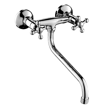 Смеситель Rossinka G02-74 для кухни, хром