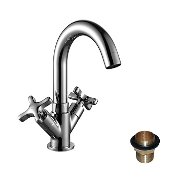 Смеситель Rossinka RS39-62U для раковины, хром