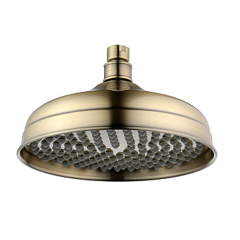 Душевая лейка Lemark LM8989B верхняя, круглая, Ø204 мм, бронза