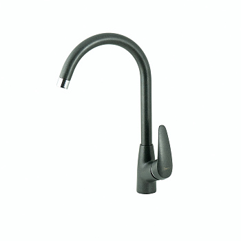 Смеситель Lemark LINARA LM0405PAN для кухни с высоким поворотным изливом, антрацит