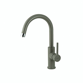 Смеситель Lemark COMFORT LM3073PGS для кухни с подключением к фильтру питьевой воды, серый шёлк