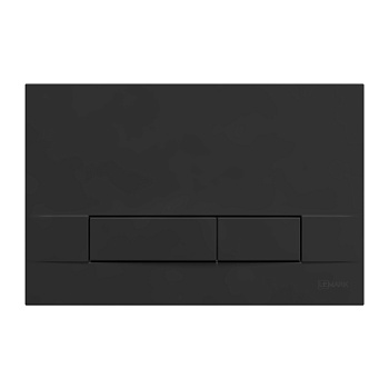 Кнопка смыва Lemark BIT 9802006 для инсталляции, механическая, soft touch, черный матовый 