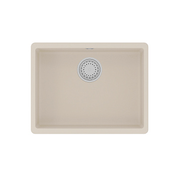 Мойка кухонная Lemark SINARA 540-U подстольного монтажа из кварцгранита, шампань 