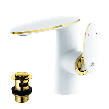 Смеситель Rossinka RS30-11W для раковины, хром