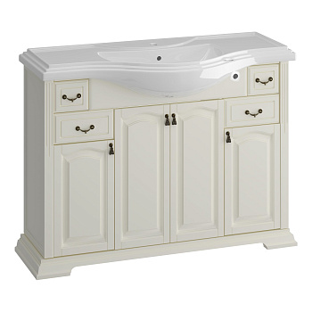 Тумба OPADIRIS Риспекто 120, слоновая кость (под раковину Kirovit Классик 120)