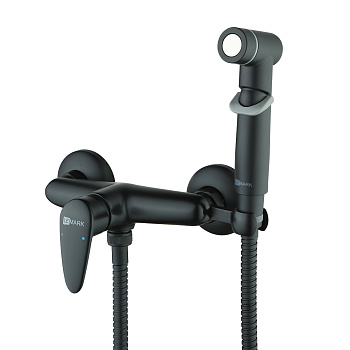 Смеситель Lemark Pramen LM3318BL с гигиеническим душем, черный