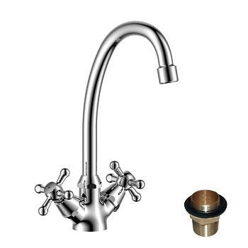 Смеситель Rossinka Y02-71U для кухни, хром