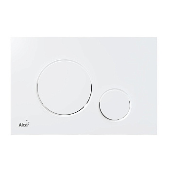 Кнопка управления AlcaPlast M670 для скрытых систем инсталляции, белый