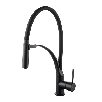 Смеситель Lemark Soul LM6007BL для кухни, черный