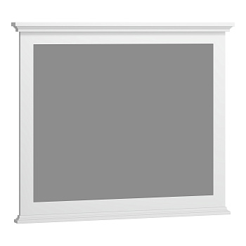 Зеркало OPADIRIS Палермо 100, белый матовый