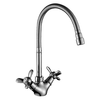 Смеситель Rossinka Q02-75 для кухни, хром