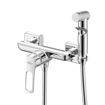 Смеситель Rossinka RS46-52 с гигиеническим душем, хром