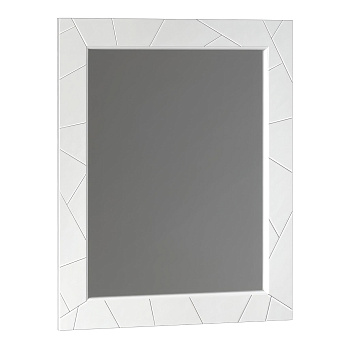 Зеркало OPADIRIS Луиджи 80, белый матовый, вар. 2